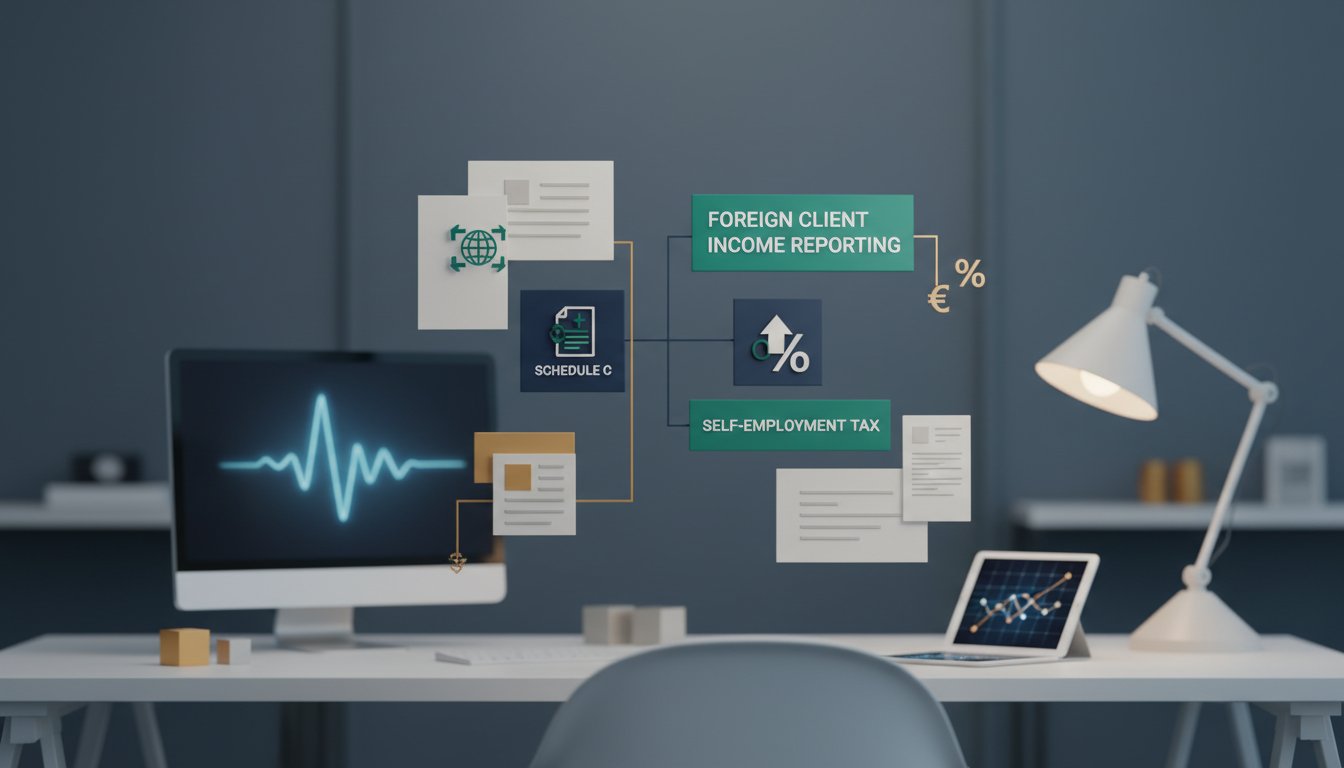 Reporting Foreign Client Income on Schedule C for Freelancers