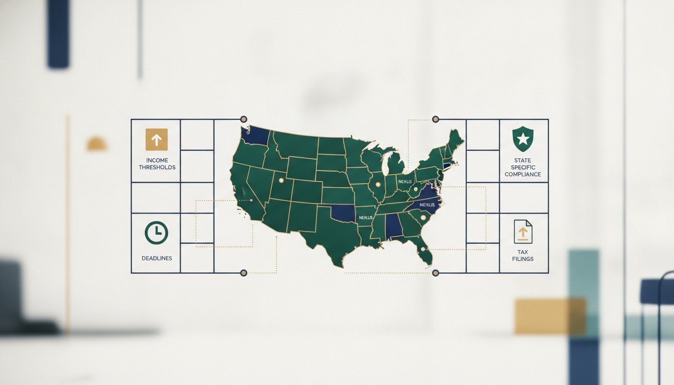 Multi-State Tax Obligations for Remote Freelancers Working Across State Lines — Nexus