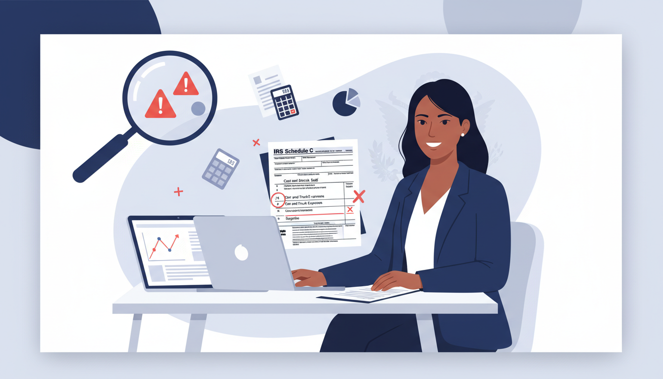 The 7 Biggest Schedule C Mistakes the IRS Catches from Freelancers (And How to Prevent Them)